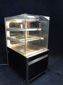 Igloo Gastroline Cube 0.6W Enclosed Refrigerated Display Cabinet, 230v, 600 Wide 1240mm High,