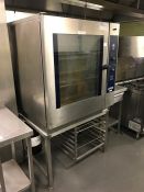 Lainox LX TYP ME101D Stainless Steel Single Door Oven with Stand, 1170 x 1000 x 870mm