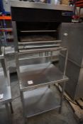 Rangemaster 400 Gas Grill Complete with 2-Tier Stainless Steel Stand/Prep Table