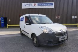 2014 Vauxhall Combo 2000 L1H1 CDTI Panel Van, Manual 5 Speed Gear Box, Registration: CV64 MYO,