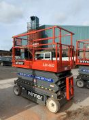 2014 SJ111 - 4632 Battery Electric Scissor Lift, Platform Height 9.4m, s/n 70018419, 147 hours