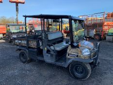 2016 Kubota RTV1140 Utility Vehicle, 1123cc diesel, Camo, front tow hitch, 4-seater, front screen,