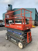 2014 SJ111 - 4632 Battery Electric Scissor Lift, Platform Height 9.4m, s/n 70018420, 142 hours.