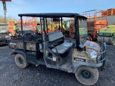 2016 Kubota RTV1140 Utility Vehicle, 1123cc diesel, Camo, front tow hitch, 4-seater, front screen,