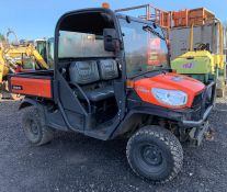 2016 Kubota RTV X900 Utility Vehicle, screen, front tow hitch, VRM HV16 PBZ, Odometer Reading 10,