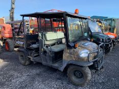 2016 Kubota RTV1140 Utility Vehicle, 1123cc diesel, Camo, front tow hitch, 4-seater, front screen,