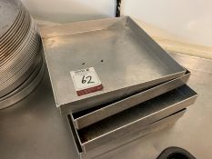 5no. Metal Pastry Tins, 290 x 290mm