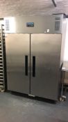Polar Refrigeration G594 Stainless Steel Double Door Upright Refrigerator, Please Note: Access to