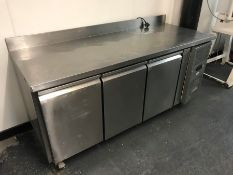 Interlevin CK7310/NTE Stainless Steel Counter Top Fridge, Please Note: Access to the Building with