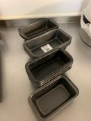 no. Loaf Pans Comprising; 4no. 200 x 110mm, 10no. 220 x 120mm, 9no. 270 x 150mm, 4no. 280 x 150mm