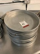 34no. Metal Pastry Tins, 300mm dia