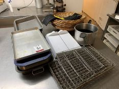 Quantity of Various Baking Sundries to Include, Cooling Trays, Cheese Cutter, Gastro Trays etc.