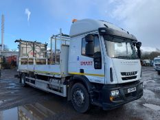 2014 Iveco Eurocargo 180E25S Sleeper Cab Crash Cushion, no v5, Registration: YD64 MKX, Date of First