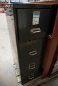 4-Drawer Steel Filing Cabinet as Lotted