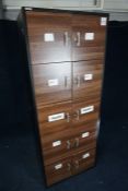 10-Locker Steel Locker Units with Timber Doors 800 x 2070 x 470mm