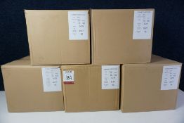 5No. Unused boxes of 16 Gummed Paper Tape, Size 70x100mm