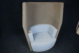Upholstered Booth Armchair