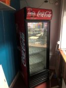 Single Door Coca Cola Branded Drinks Fridge. Collection Strictly 09:30 - 15:30 Tuesday 24 March