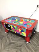 Coin Operated Air Hockey Game, Keys Not Present, 1550mm x 980mm. Collection Strictly 09:30 - 15:30