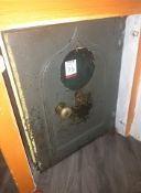 Vintage Safe with Key, Please Note This Lot is Extremely Heavy