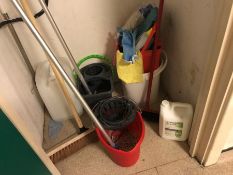 Quantity of Cleaning Sundries to Cupboard