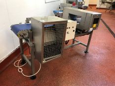 1993 Loma Systems Superscan 'S' Stainless Steel Cased Conveyorized Metal Detector, Conveyor Belt