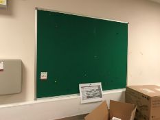 Wall Mounted Green Pin Board