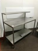 Stainless Steel 2-tier Preparation Table with Shelf, 755 x 1505mm