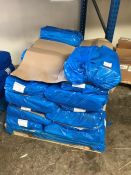20no. Unused Bags of Blue Plastic Packing Material, Bag Size: 1020 x 410 x 75.0
