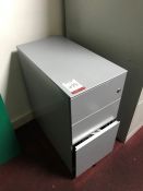 Metal 3-drawer Pedestal