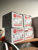 4no. Boxes of Lucas Ingredients, Lucas Mergez Sausage Mix Best Before: 2no. 29/09/2020 & 2no. 18/