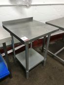 Stainless Steel 2-Tier Preparation Table 610 x 610 x 855(h)mm