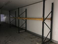 4no. Bays of Steel Boltless Pallet Racking Comprising; 6no. End Frames 900 x 2450mm, 4no. Cross