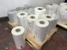 9no. Rolls of Plastic Packing 900m & 340mm Wide, 5no. Ilpra Systems 500mm Long 440mm Wide