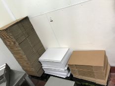 3no. Stacks of Cardboard Boxes, 385 x 580mm