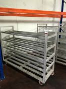 Aluminium 5-tier Trolley, 610 x 1810 x 1450mm