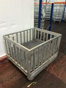 Aluminium Mobile Stillage, 1000 x 1200 x 665mm