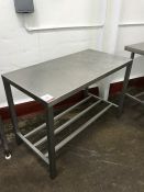Stainless Steel Preparation Table 600 x 1205 x 810(h)mm