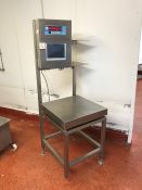 LOT UPDATE: Ian Fellowes Lucid Digital Weighing Platform Scales 600 x 600mm Base, Max: 60 KG Min 0.4