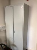 Metal Double Door Filing Cabinet & Key