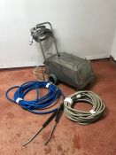 2011 Q2 844520 Sat Mobile MII Stainless Steel Cased Pressure Washer Complete With Hose & Lance