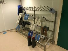 Stainless Steel Welly Boot Storage Rack