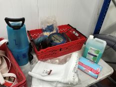 Quantity of Various Sundries Comprising, Unused Wellies, Soap, Gloves