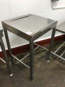 Stainless Steel Flip Top Storage Unit, 695 x 650 x 1035(h)mm, Complete with Contents