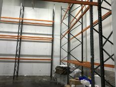 8no. Bays of Steel Boltless Pallet Racking Comprising; 9no. End Frames 900 x h 5000mm (Approx),