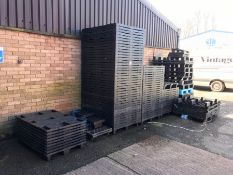 Approx. 100no. Plastic Interlocking Stacking Crates as Lotted