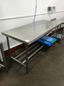 Stainless Steel Preparation Table 1830 x 750 x 870(h)mm