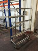 Stainless Steel 3-tier Trolley for Crate 450 x 910 x 1590mm