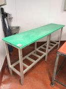 Aluminium Framed Green Cutting Table, 505 x 2000mm