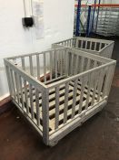 Aluminium Mobile Stillage, 1000 x 1200 x 665mm